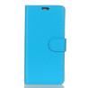 Litchi Skin Θήκη Πορτοφόλι με Βάση Στήριξης για Xiaomi Mi A1 / 5X - Γαλάζιο