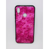 Θήκη Σιλικόνης με Σκληρή Πλάτη Marble για Huawei P20 Lite - Ρόζ
