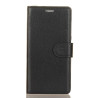 Litchi Skin Θήκη Πορτοφόλι με Βάση Στήριξης για Xiaomi Mi A1 / 5X - Μαύρο