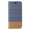 Θήκη Πορτοφόλι Linen Leather για Samsung Galaxy A3 (2017) - Μπλε
