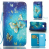 Wallet Patterned Θήκη Book για Samsung Galaxy A3 (2017) - Golden Butterflies