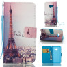 Wallet Patterned Θήκη Book για Samsung Galaxy A3 (2017) - Paris Eiffel Tower