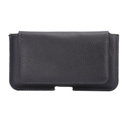 Lychee Texture Universal Waistband Holster for iPhone 8 Plus / Samsung Galaxy S9 /S9+ Etc, Size: 17.5 x 9 x 1.6cm