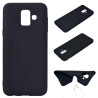 Θήκη Σιλικόνης Soft Ματ TPU για Samsung Galaxy A6 (2018) - Black