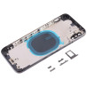 Πίσω Καπάκι με Πλαίσιο Back Housing Cover με SIM Tray & Κουμπιά για iPhone XS – Μαύρο