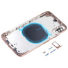 Πίσω Καπάκι με Πλαίσιο Back Housing Cover με SIM Tray & Κουμπιά για iPhone XS – Χρυσό