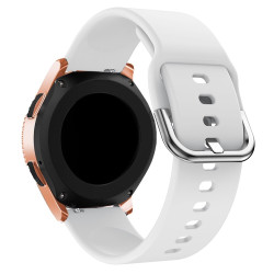 Λουράκι Σιλικόνης 20mm για Huawei Watch GT2 42mm / Galaxy Active 2 – Λευκό