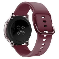 Λουράκι Σιλικόνης 20mm για Huawei Watch GT2 42mm  / Galaxy Active 2 – Wine Red