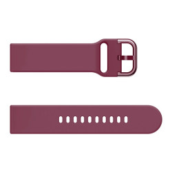 Λουράκι Σιλικόνης 20mm για Huawei Watch GT2 42mm  / Galaxy Active 2 – Wine Red
