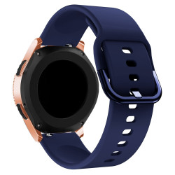 Λουράκι Σιλικόνης 20mm για Huawei Watch GT2 42mm / Galaxy Active 2 – Midnight Blue