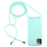 Θήκη Σιλικόνης Candy Color TPU με Κορδόνι για iPhone 11 Pro Max – Mint Green