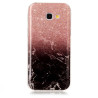 Marble Pattern IMD Θήκη Σιλικόνης TPU για Samsung Galaxy A5 (2017) - Μαύρο / Ροζ / Λευκό