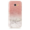 Marble Pattern IMD Θήκη Σιλικόνης TPU για Samsung Galaxy A5 (2017) - Ροζ / Λευκό
