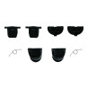Σέτ Κουμπιών Trigger Buttons για PS4 Controller JDM-030 L1 / R1 / L2 / R2 + Springs