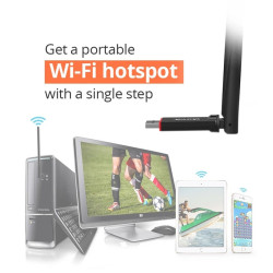 Κεραία Tenda U6 Portable 300Mbps Wireless USB WiFi Adapter 6dBi External Antenna