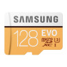 Κάρτα Μνήμης Samsung EVO UHS-I 128GB Micro SDXC με Αντάπτορα (MB-MP128G)