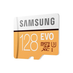 Κάρτα Μνήμης Samsung EVO UHS-I 128GB Micro SDXC με Αντάπτορα (MB-MP128G)