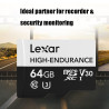 Καρτα Μνήμης Lexar MicroSDHC 64GB High-endurance Class 10 U3 (LSDM10-64GABCNHE)