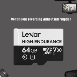 Καρτα Μνήμης Lexar MicroSDHC 64GB High-endurance Class 10 U3 (LSDM10-64GABCNHE)