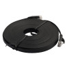 Καλώδιο Δικτύου LAN Ethernet Flat 10m CAT6 - Μαύρο