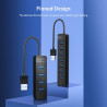 ORICO TWU3-4A HUB με 4 Θύρες USB 3.0 και 1 Θύρα Type-C