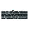 Πληκτρολόγιο Keyboard με Πλαίσιο για Toshiba L50-A / L50D / L55A US Version – Μαύρο / Ασημί