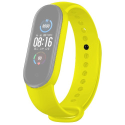Λουράκι Σιλικόνης για Xiaomi Mi Band 5 / 6 – Κίτρινο