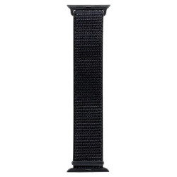 Λουράκι Nylon Band Υφασμάτινο για Apple Watch 42 / 44 / 45mm – Μαύρο