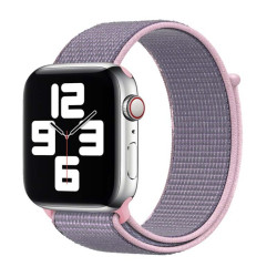 Λουράκι Nylon Band Υφασμάτινο για Apple Watch 38 / 40 / 41mm - Pink / Purple