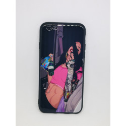 Θήκη Σιλικόνης Inked Woman με Σκληρή Πλάτη για Apple iPhone 6 / 6s