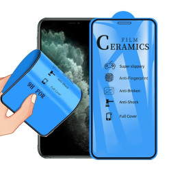Τζάμι Προστασίας 9H Full Glue Ceramics Film για iPhone XS Max / 11 Pro Max - Μαύρο