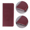 Θήκη Πορτοφόλι Smart Magnet Leather για Samsung A41 – Μπορντό