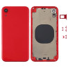 Πίσω Καπάκι με Πλαίσιο Back Housing Cover με SIM Tray & Κουμπιά για iPhone XR – Κόκκινο
