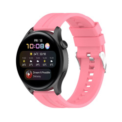 Λουράκι Σιλικόνης για Huawei Watch 3 / 3 Pro – Ροζ