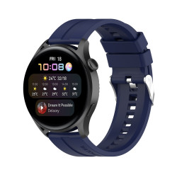Λουράκι Σιλικόνης για Huawei Watch 3 / 3 Pro – Midnight Blue