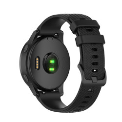 Λουράκι Σιλικόνης 22mm για Huawei Watch GT / GT2 / GT2e 46mm – Μαύρο