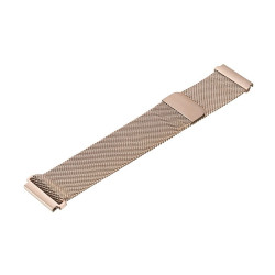 20mm Milanese Stainless Steel Λουράκι Amazfit GTS / GTS 2 / Huawei GT2 42mm – Ροζ / Χρυσό