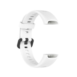 Λουράκι Σιλικόνης με Μεταλλικό Κούμπωμα για Huawei Honor Band 5i – Λευκό