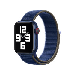 Λουράκι Υφασμάτινο Loop Type Sport για Apple Watch Series 42 / 44 / 45mm – Dark Sea Blue