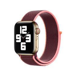 Λουράκι Υφασμάτινο Loop Type Sport για Apple Watch Series 38 / 40 / 41mm – Plum