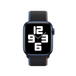 Λουράκι Υφασμάτινο Loop Type Sport για Apple Watch Series 38 / 40 / 41mm – Charcoal