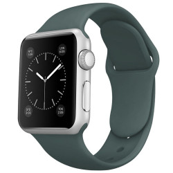 Λουράκι Σιλικόνης για Apple Watch 38 / 40 / 41mm – Σκούρο Πράσινο