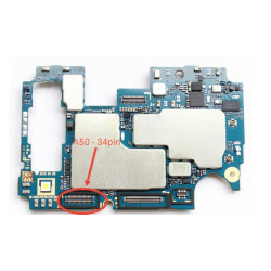 Κονέκτορας LCD FPC για Samsung Galaxy A40 / A50 / A10 34Pin