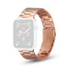 Λουράκι Μεταλλικό Stainless Steel για Apple Watch 41mm / 40mm / 38mm – Ροζ / Χρυσό