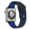 Λουράκι Σιλικόνης για Apple Watch 42 / 44 / 45mm – Μαύρο / Μπλε