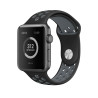 Λουράκι Σιλικόνης για Apple Watch 38 / 40 / 41mm – Μαύρο / Γκρι