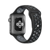 Λουράκι Σιλικόνης για Apple Watch 38 / 40 / 41mm – Μαύρο / Γκρι