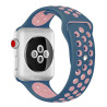 Λουράκι Σιλικόνης για Apple Watch 38 / 40 / 41mm – Μπλε / Ροζ