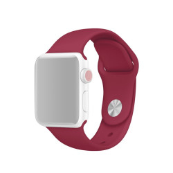 Λουράκι Σιλικόνης για Apple Watch 38 / 40 / 41mm – Κόκκινο