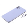 Πίσω Καπάκι με Πλαίσιο Back Housing Cover με SIM Tray & Κουμπιά για iPhone 11 – Μωβ